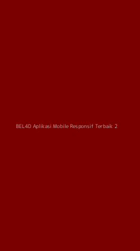 Tampilan Antarmuka Aplikasi Bel4d Aplikasi Mobile Responsif Terbaik - 2