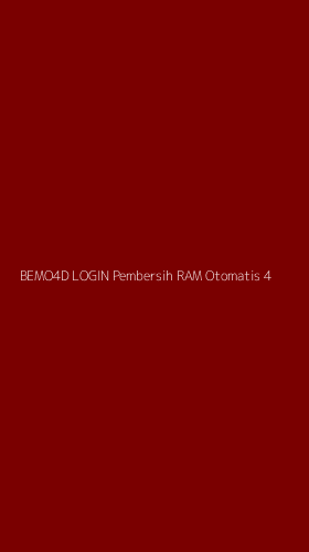 Tampilan Antarmuka Aplikasi Bemo4d Login Pembersih Ram Otomatis - 4