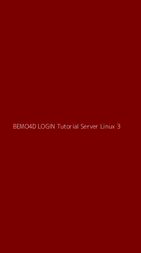 Tampilan Antarmuka Aplikasi Bemo4d Login Tutorial Server Linux - 3