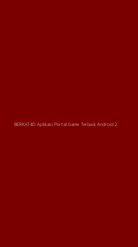 Tampilan Antarmuka Aplikasi Berkat4d Aplikasi Portal Game Terbaik Android - 2