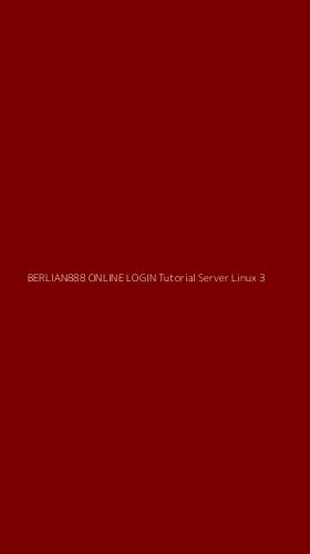 Tampilan Antarmuka Aplikasi Berlian888 Online Login Tutorial Server Linux - 3