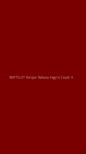Tampilan Antarmuka Aplikasi Bertslot Belajar Bahasa Inggris Cepat - 4