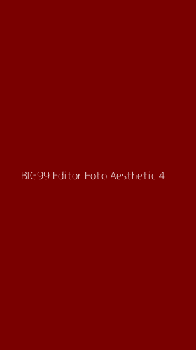 Tampilan Antarmuka Aplikasi Big99 Editor Foto Aesthetic - 4