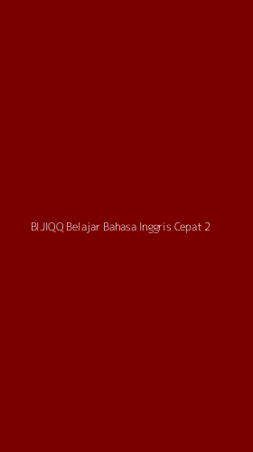 Tampilan Antarmuka Aplikasi Bijiqq Belajar Bahasa Inggris Cepat - 2