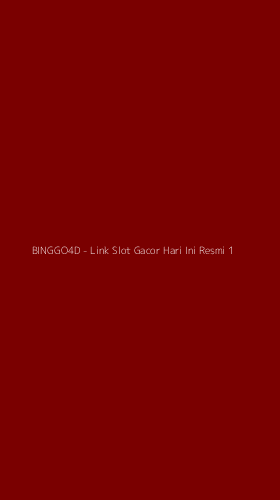 Tampilan Antarmuka Aplikasi BINGGO4D - Link Slot Gacor Hari Ini Resmi - 1