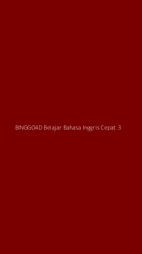 Tampilan Antarmuka Aplikasi Binggo4d Belajar Bahasa Inggris Cepat - 3