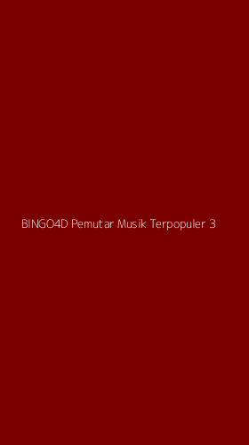 Tampilan Antarmuka Aplikasi Bingo4d Pemutar Musik Terpopuler - 3