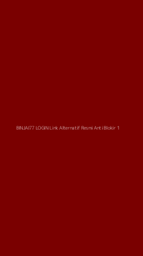 Tampilan Antarmuka Aplikasi Binjai77 Login Link Alternatif Resmi Anti Blokir - 1