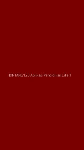 Tampilan Antarmuka Aplikasi Bintang123 Aplikasi Pendidikan Lite - 1