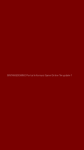 Tampilan Antarmuka Aplikasi Bintangdomino Portal Informasi Game Online Terupdate - 1