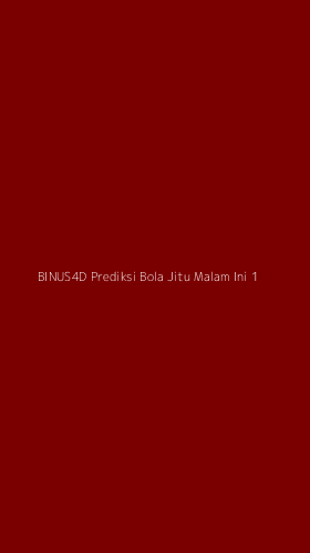 Tampilan Antarmuka Aplikasi Binus4d Prediksi Bola Jitu Malam Ini - 1