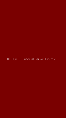Tampilan Antarmuka Aplikasi Birpoker Tutorial Server Linux - 2