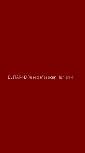 Tampilan Antarmuka Aplikasi Blitar4d Resep Masakan Harian - 4