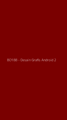 Tampilan Antarmuka Aplikasi BO188 - Desain Grafis Android - 2