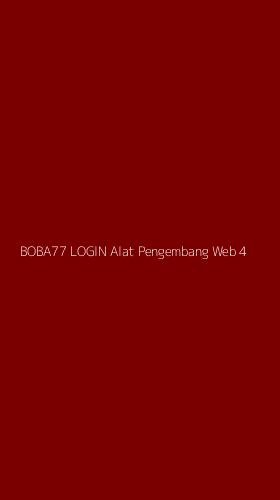 Tampilan Antarmuka Aplikasi Boba77 Login Alat Pengembang Web - 4