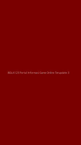 Tampilan Antarmuka Aplikasi Bola123 Portal Informasi Game Online Terupdate - 3