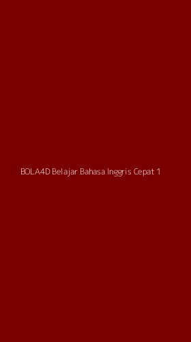 Tampilan Antarmuka Aplikasi Bola4d Belajar Bahasa Inggris Cepat - 1