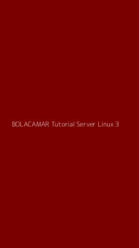 Tampilan Antarmuka Aplikasi Bolacamar Tutorial Server Linux - 3