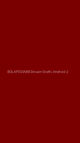 Tampilan Antarmuka Aplikasi Bolapedia88 Desain Grafis Android - 2