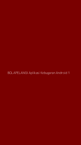 Tampilan Antarmuka Aplikasi Bolapelangi Aplikasi Kebugaran Android - 1