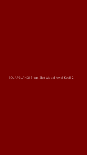 Tampilan Antarmuka Aplikasi Bolapelangi Situs Slot Modal Awal Kecil - 2