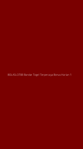 Tampilan Antarmuka Aplikasi Bolaslot88 Bandar Togel Terpercaya Bonus Harian - 1