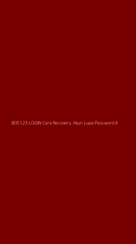 Tampilan Antarmuka Aplikasi Bos123 Login Cara Recovery Akun Lupa Password - 4