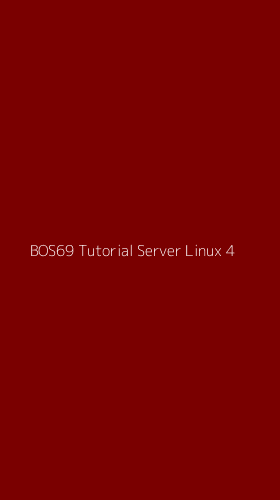 Tampilan Antarmuka Aplikasi Bos69 Tutorial Server Linux - 4