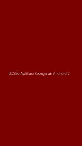 Tampilan Antarmuka Aplikasi Bos86 Aplikasi Kebugaran Android - 2