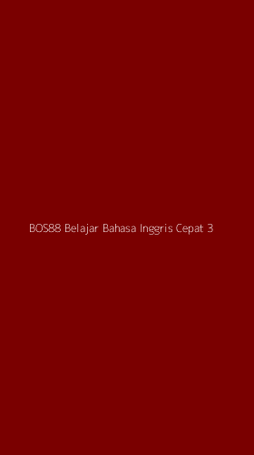 Tampilan Antarmuka Aplikasi Bos88 Belajar Bahasa Inggris Cepat - 3
