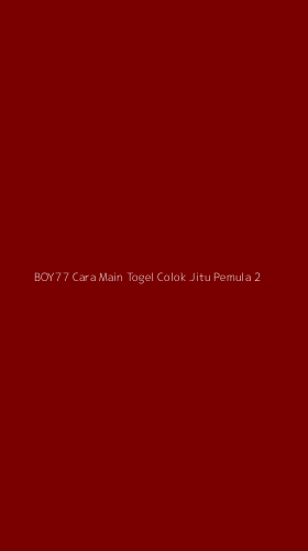 Tampilan Antarmuka Aplikasi Boy77 Cara Main Togel Colok Jitu Pemula - 2
