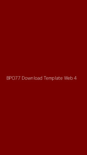 Tampilan Antarmuka Aplikasi Bpo77 Download Template Web - 4