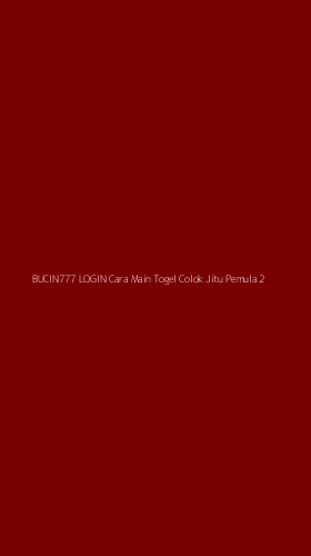 Tampilan Antarmuka Aplikasi Bucin777 Login Cara Main Togel Colok Jitu Pemula - 2