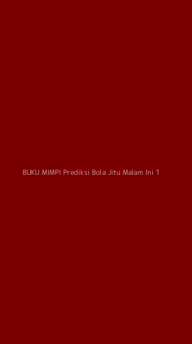 Tampilan Antarmuka Aplikasi Buku Mimpi Prediksi Bola Jitu Malam Ini - 1