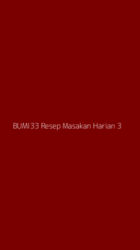 Tampilan Antarmuka Aplikasi Bumi33 Resep Masakan Harian - 3