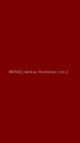 Tampilan Antarmuka Aplikasi Bwinqq Aplikasi Pendidikan Lite - 2