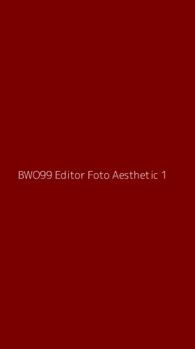 Tampilan Antarmuka Aplikasi Bwo99 Editor Foto Aesthetic - 1
