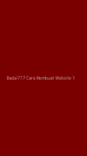 Tampilan Antarmuka Aplikasi Badai777 Cara Membuat Website - 1