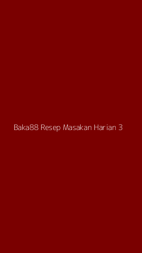 Tampilan Antarmuka Aplikasi Baka88 Resep Masakan Harian - 3