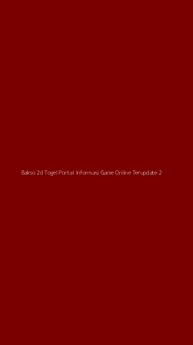 Tampilan Antarmuka Aplikasi Bakso 2d Togel Portal Informasi Game Online Terupdate - 2
