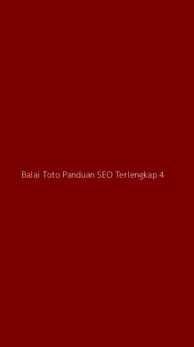 Tampilan Antarmuka Aplikasi Balai Toto Panduan Seo Terlengkap - 4