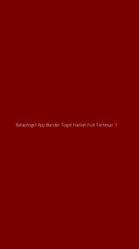 Tampilan Antarmuka Aplikasi Balaptogel App Bandar Togel Hadiah Full Terbesar - 1