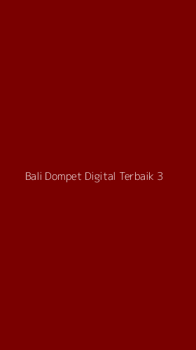 Tampilan Antarmuka Aplikasi Bali Dompet Digital Terbaik - 3