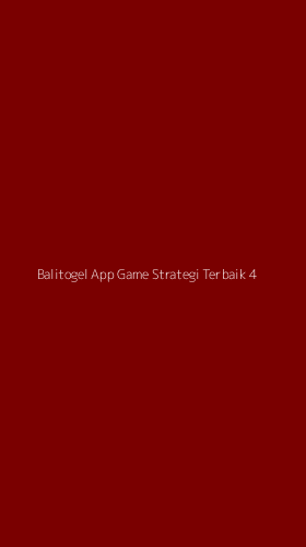 Tampilan Antarmuka Aplikasi Balitogel App Game Strategi Terbaik - 4