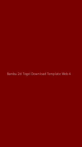 Tampilan Antarmuka Aplikasi Bambu 2d Togel Download Template Web - 4