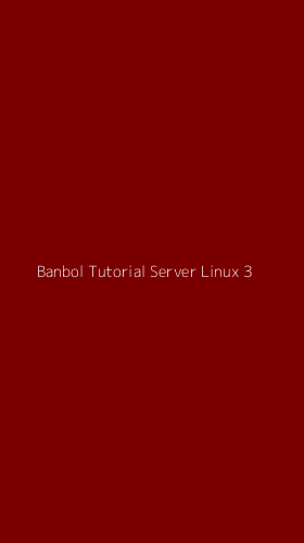 Tampilan Antarmuka Aplikasi Banbol Tutorial Server Linux - 3