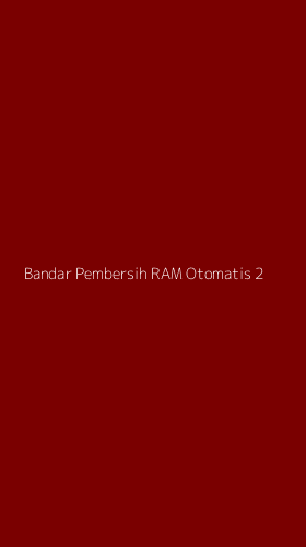 Tampilan Antarmuka Aplikasi Bandar Pembersih Ram Otomatis - 2