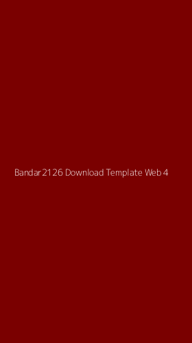 Tampilan Antarmuka Aplikasi Bandar2126 Download Template Web - 4