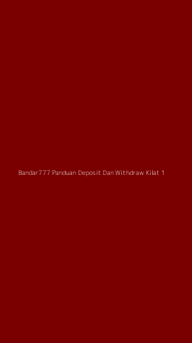 Tampilan Antarmuka Aplikasi Bandar777 Panduan Deposit Dan Withdraw Kilat - 1