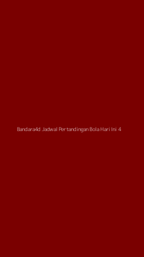 Tampilan Antarmuka Aplikasi Bandara4d Jadwal Pertandingan Bola Hari Ini - 4